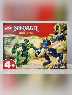 LEGO Ninjago Dragons Rising 71853 Jay's Dragon Mech Fight 107 Pcs 4+ Mint Cond